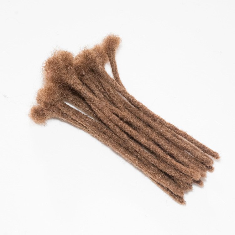 KAMA natural hair dreadlocks 12 Inch 0.6cm width human hair deadlocks for black men/women/kids