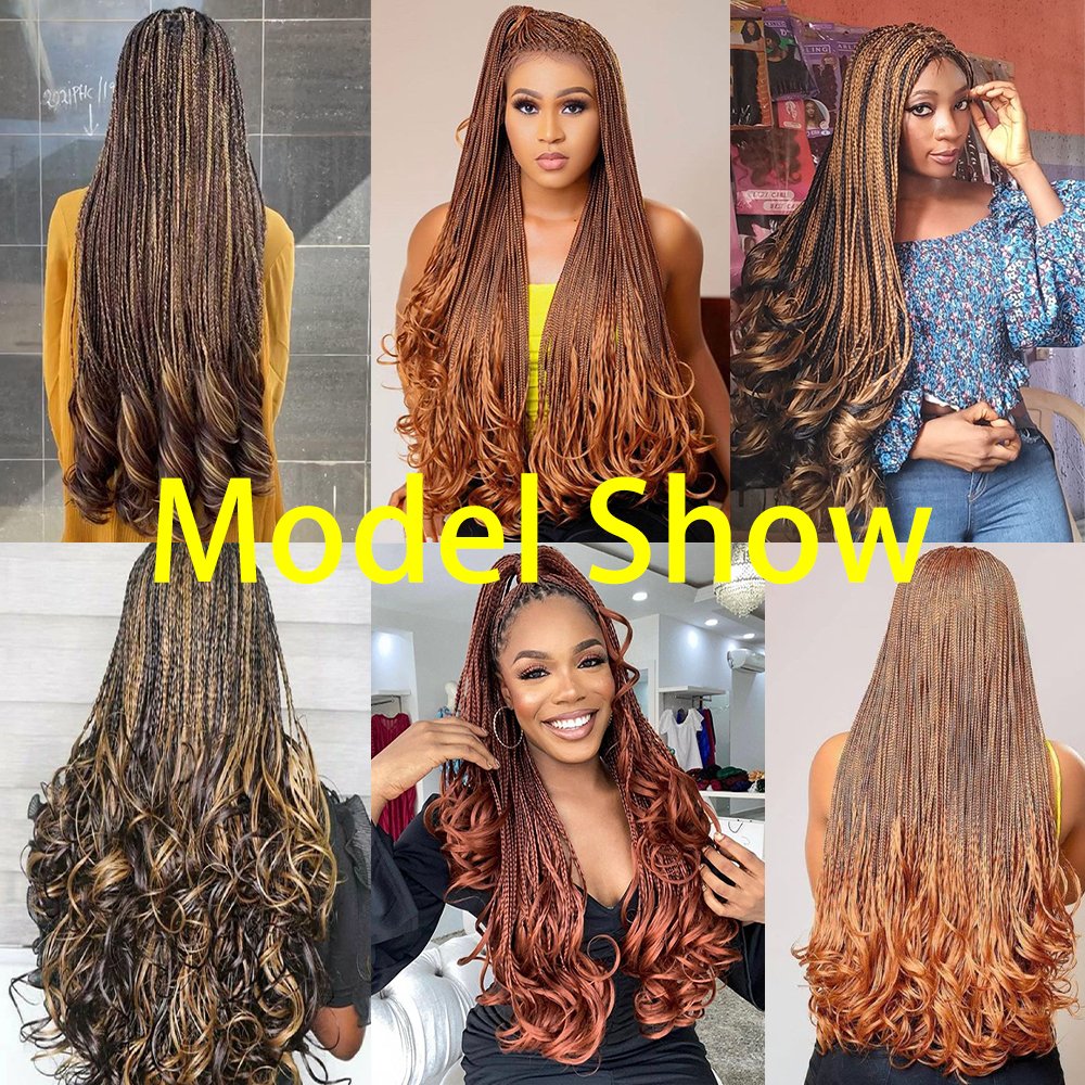 24inch Spiral Curly Hair French Curl Crochet Braids Synthetic Loose Wave Hair Extensions Silky Curly Braiding Hair