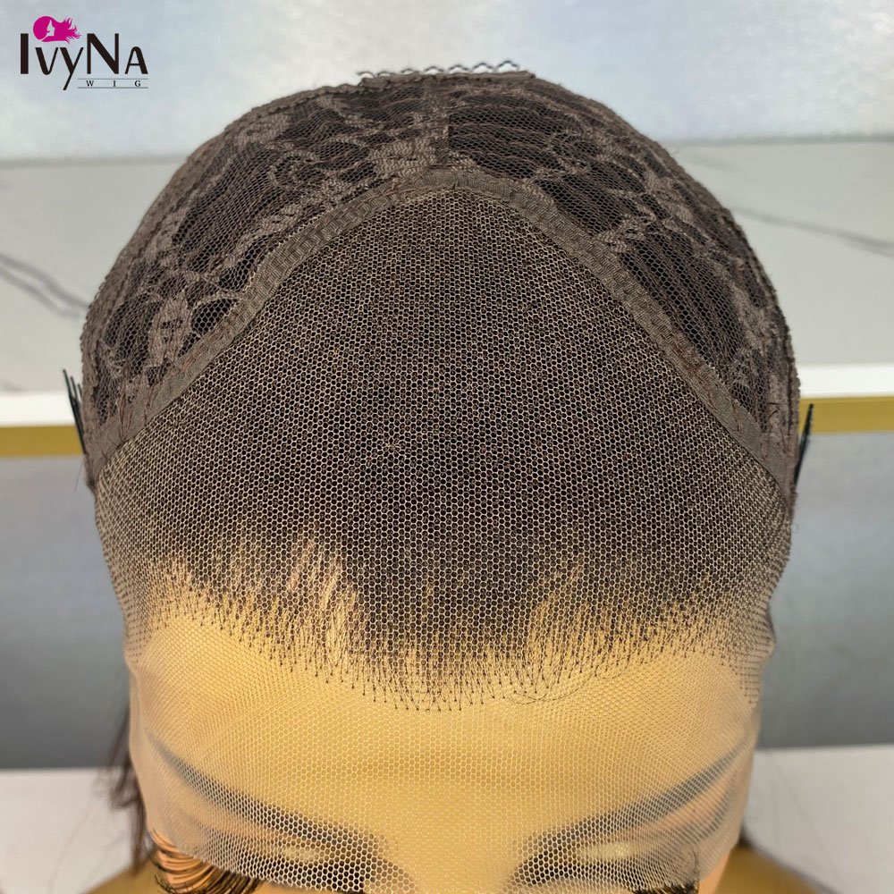 New Arrival 1B#4 Mixed #350 Long Silky Wig Synthetic Lace Front Hair Wig For Women Futura Heat Resistant Fiber Braiding Hair