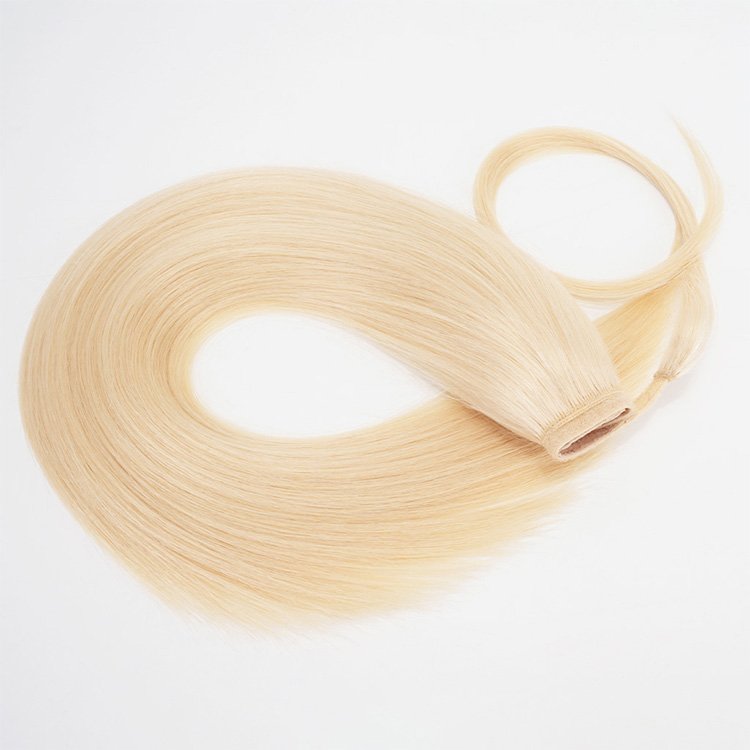 Wholesale Human Hair Extensions Clip In Ponytail Top Quality Wrap Around Ponytail Hair Extensions 100% Human Hair