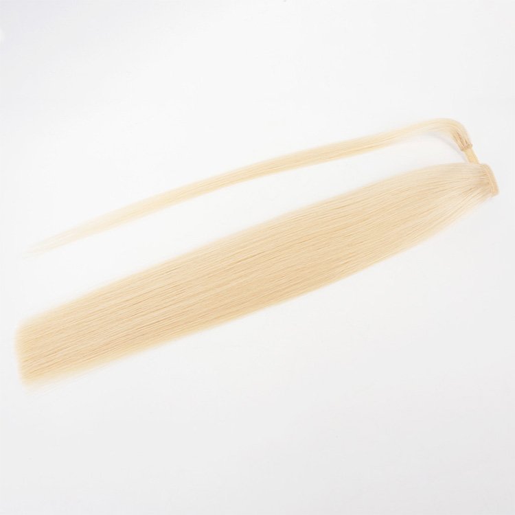 Wholesale Human Hair Extensions Clip In Ponytail Top Quality Wrap Around Ponytail Hair Extensions 100% Human Hair