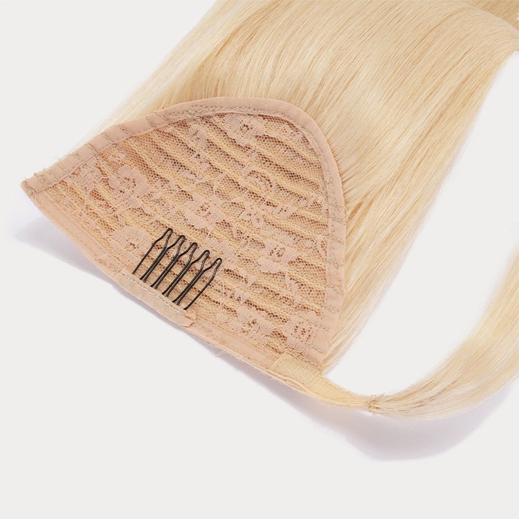 Wholesale Human Hair Extensions Clip In Ponytail Top Quality Wrap Around Ponytail Hair Extensions 100% Human Hair
