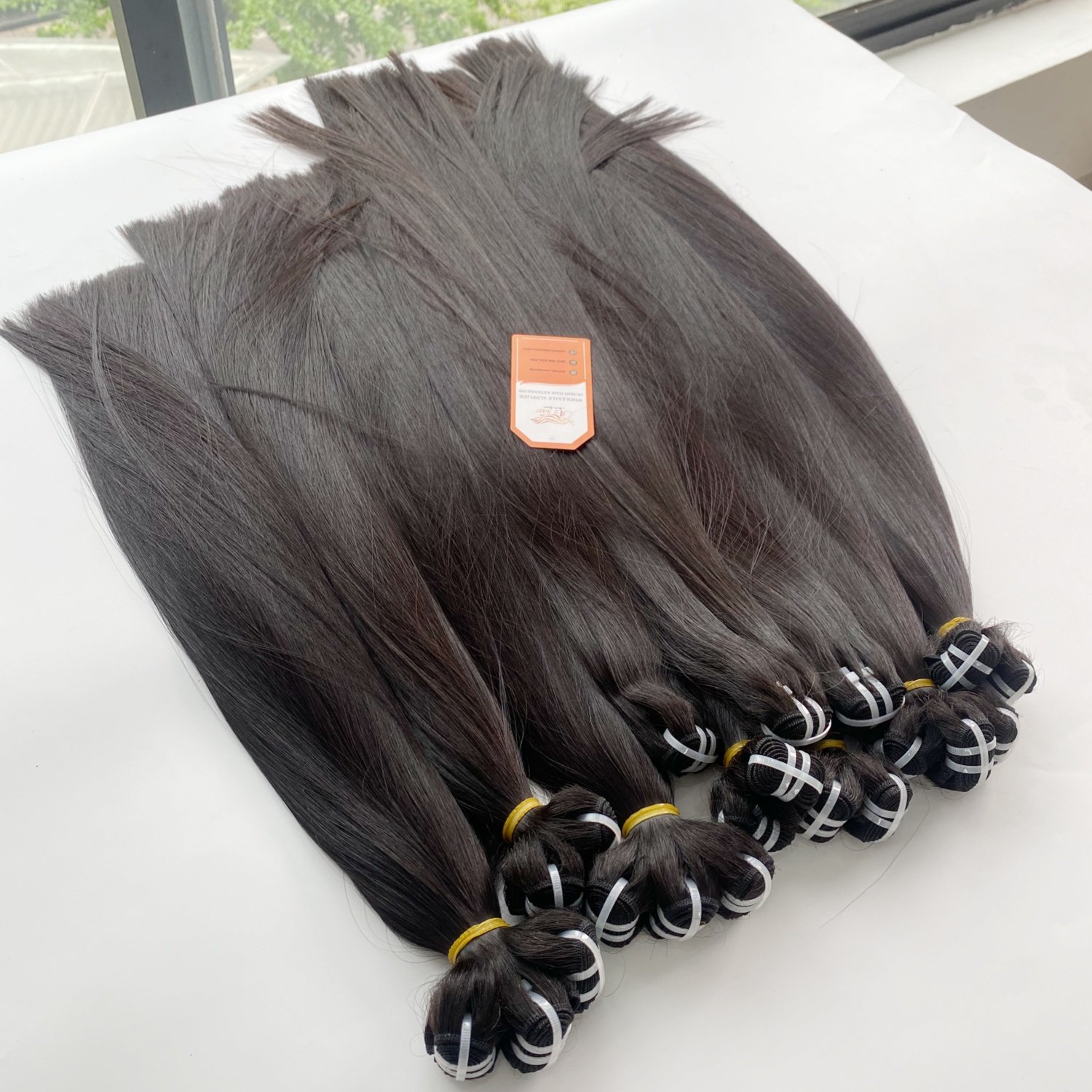 Wholesale Double Drawn For Weft Hair Extensions 100% Remy Hair Bundles Factory Price Best Quality In Viet Nam