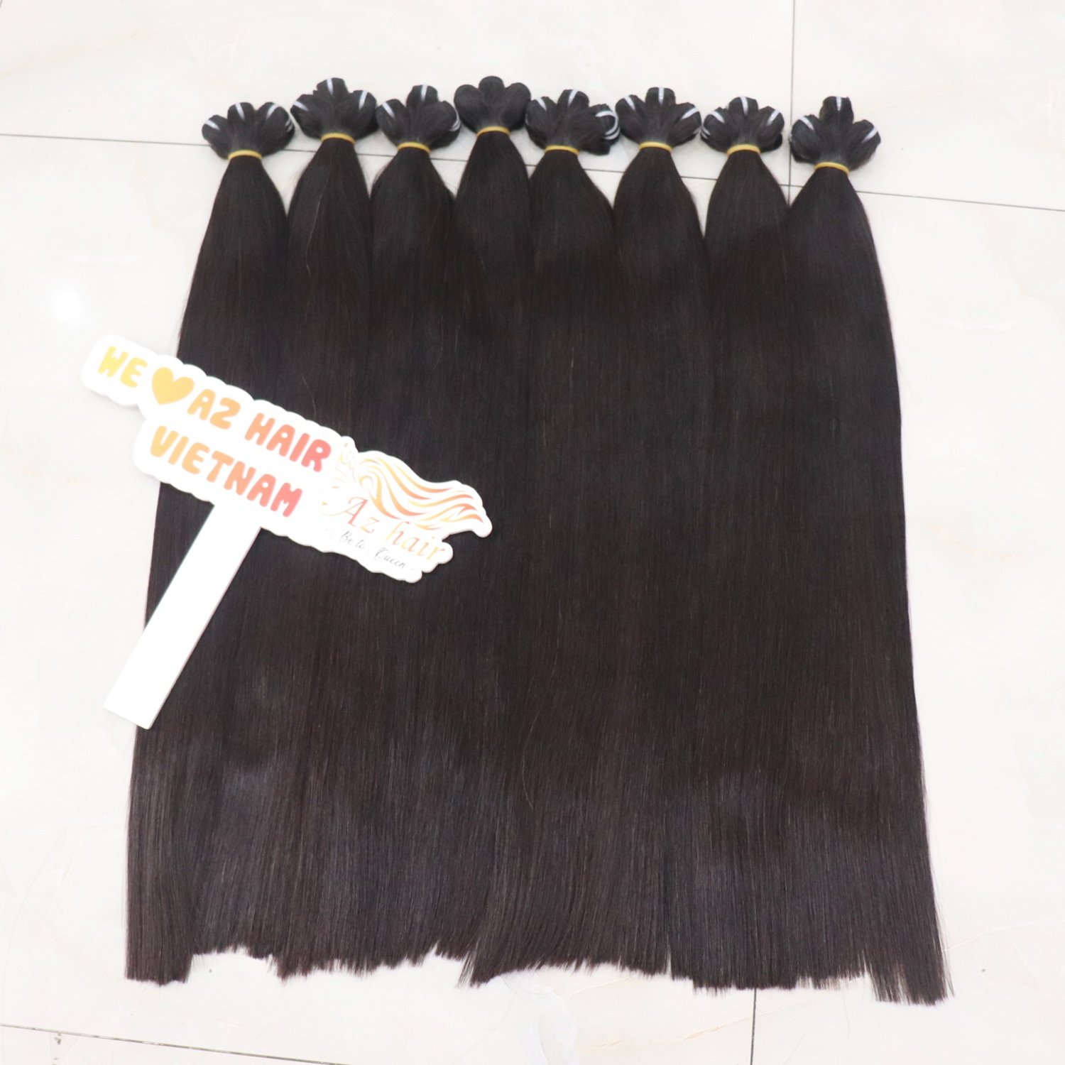 Wholesale Double Drawn For Weft Hair Extensions 100% Remy Hair Bundles Factory Price Best Quality In Viet Nam