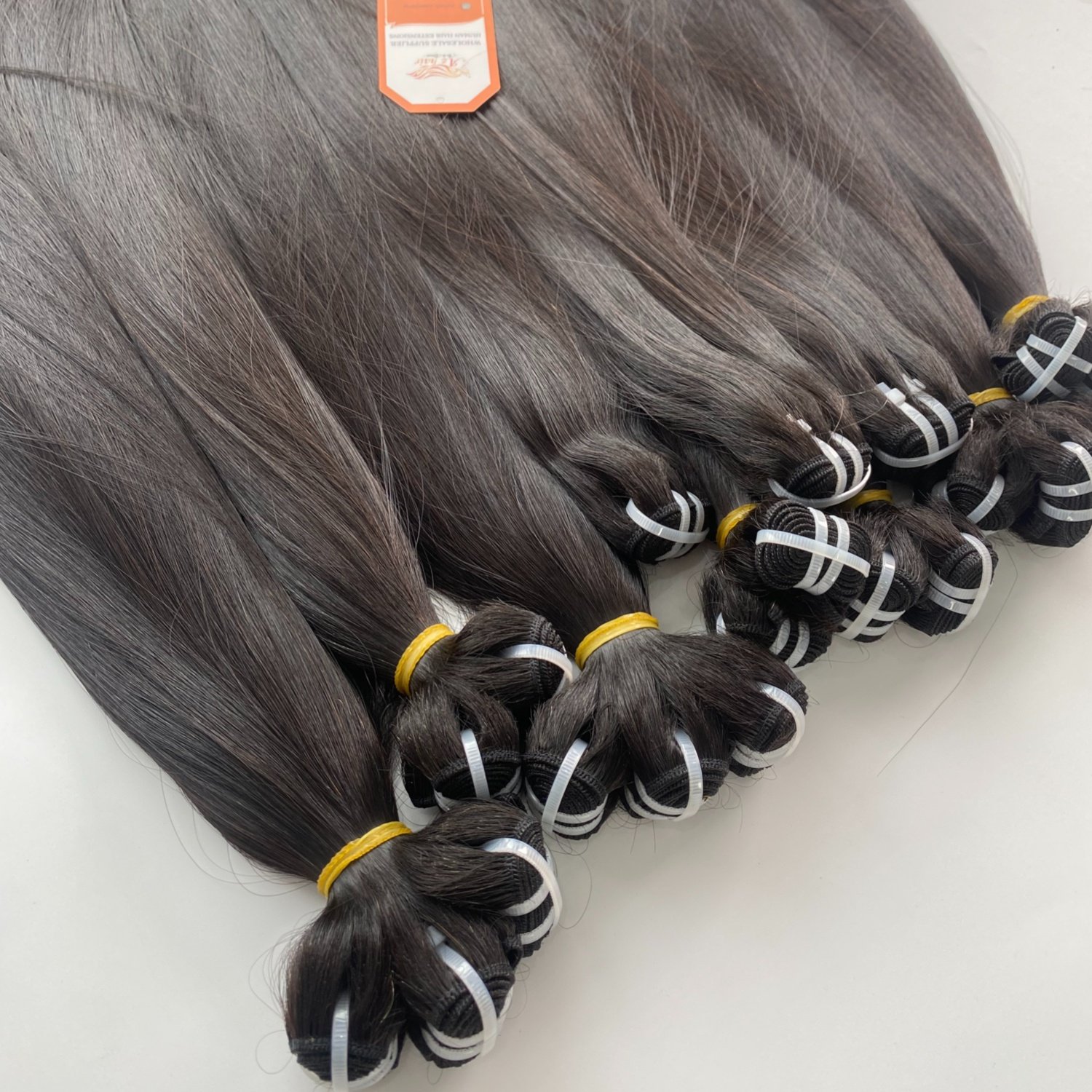 Wholesale Double Drawn For Weft Hair Extensions 100% Remy Hair Bundles Factory Price Best Quality In Viet Nam