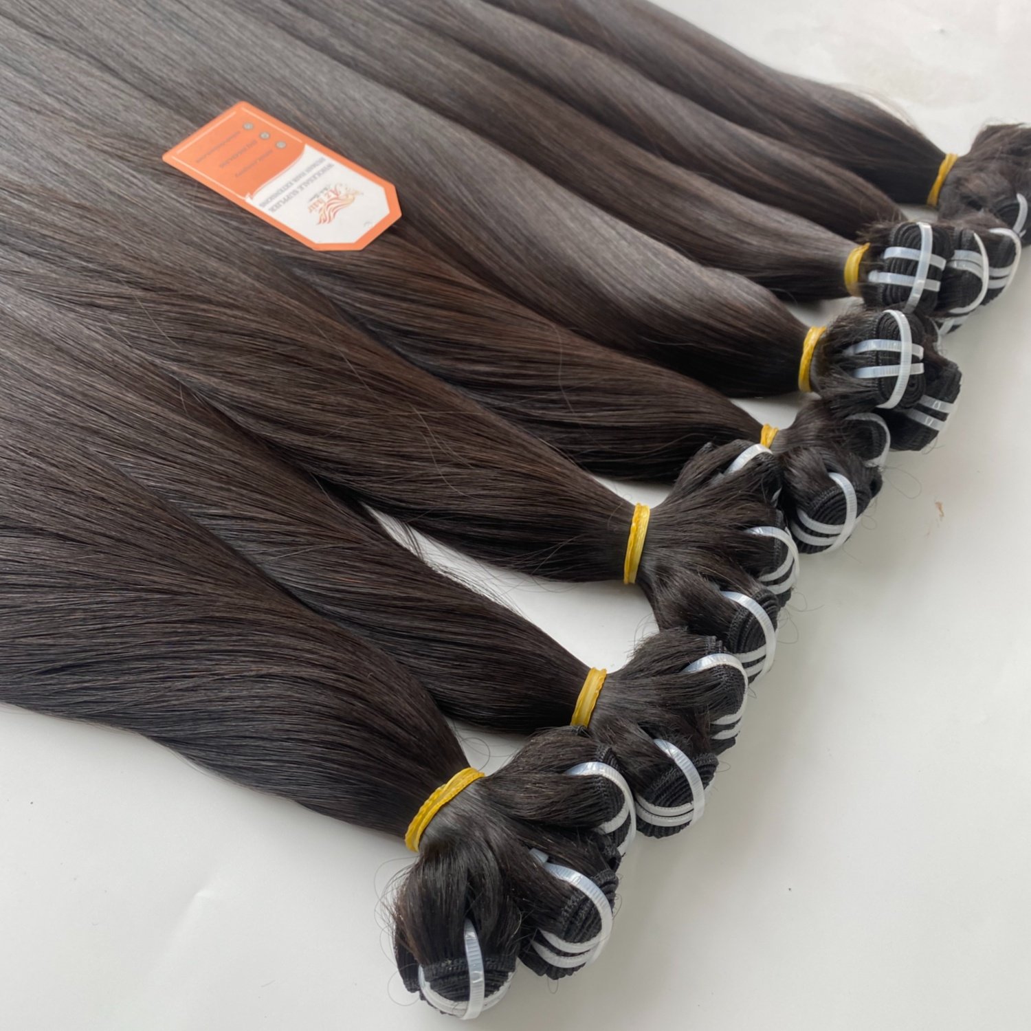 Wholesale Double Drawn For Weft Hair Extensions 100% Remy Hair Bundles Factory Price Best Quality In Viet Nam
