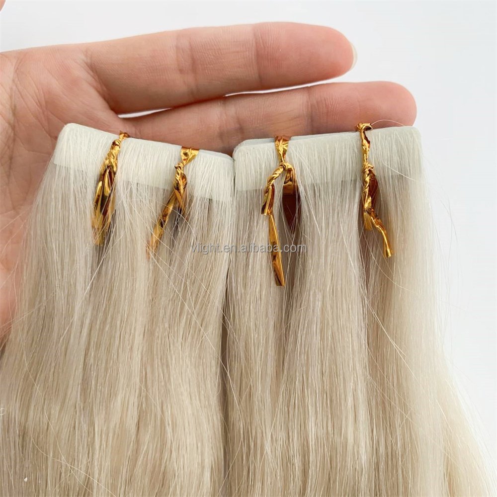 Wholesale Injection Skin Weft Tape Extensions 100human Hair Invisible Tape in Extensions Established Russian Hair Notepad