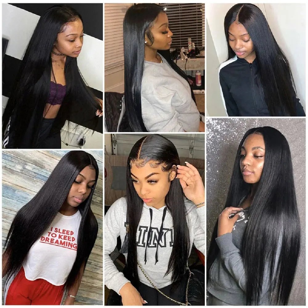 100 Natural Original Raw Virgin Brazilian Hair Weave Vendor Cuticle Aligned Hair Bundles Double Drawn Human Hair Weft Extensions