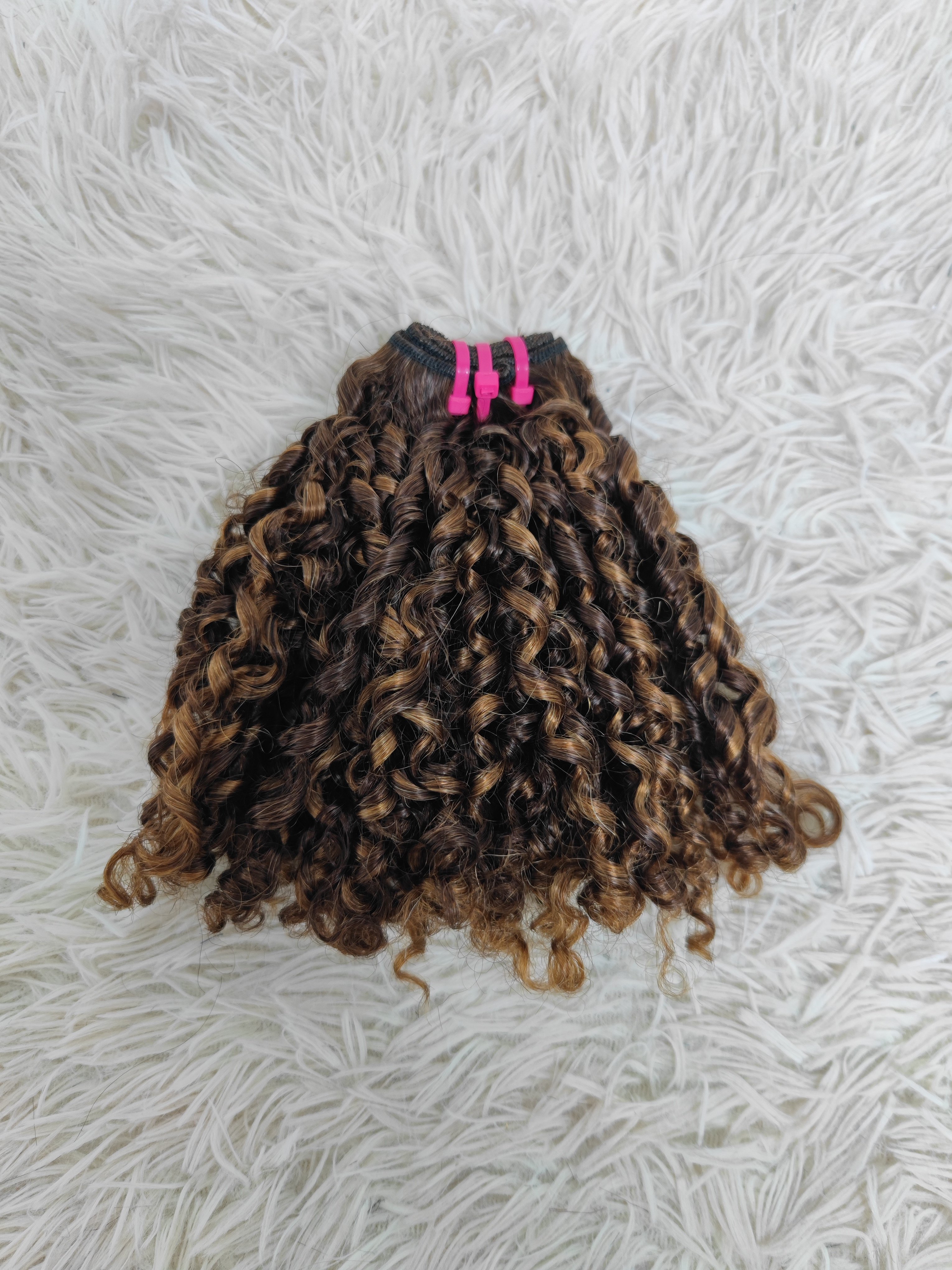 Letsfly 11A SDD Cuticle Alinged Raw Virgin Hair Extensions 1B30, 1B/bug, P427 Colored Unprocessed Pixie Curly Human Hair Weave