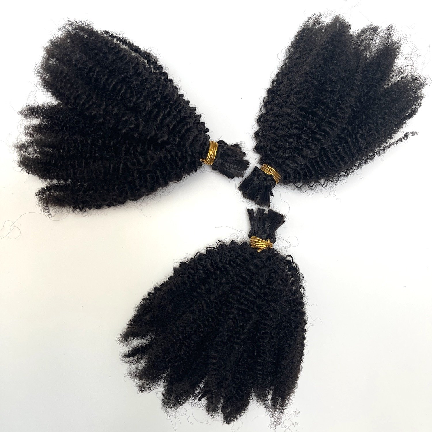 VMAE Wholesale Hair Vendor 613 27 30 33 Human Braiding Hair Bulk No Weft Virgin European Blonde Curly Afro Kinky Bulk Human Hair