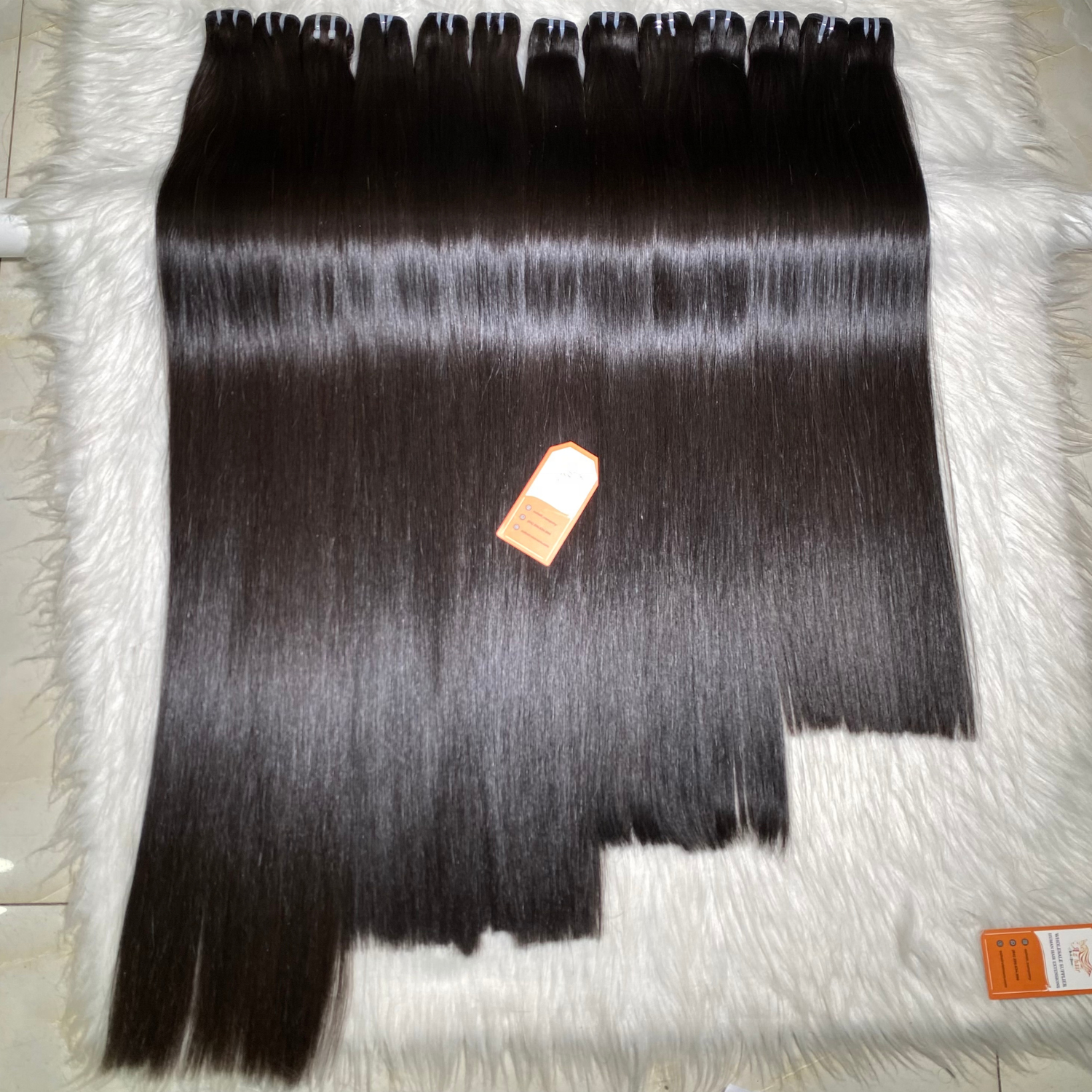 Top Wholesale Price 100% Hot Selling Remy Virgin Human Hair Double Drawn Weft Hair Extensions In Vietnam