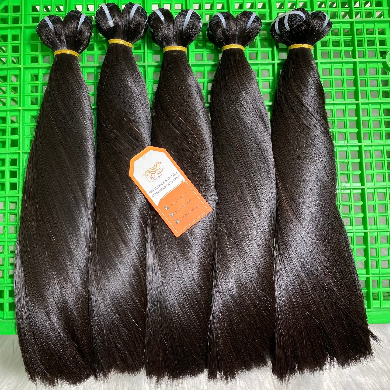 Top Wholesale Price 100% Hot Selling Remy Virgin Human Hair Double Drawn Weft Hair Extensions In Vietnam