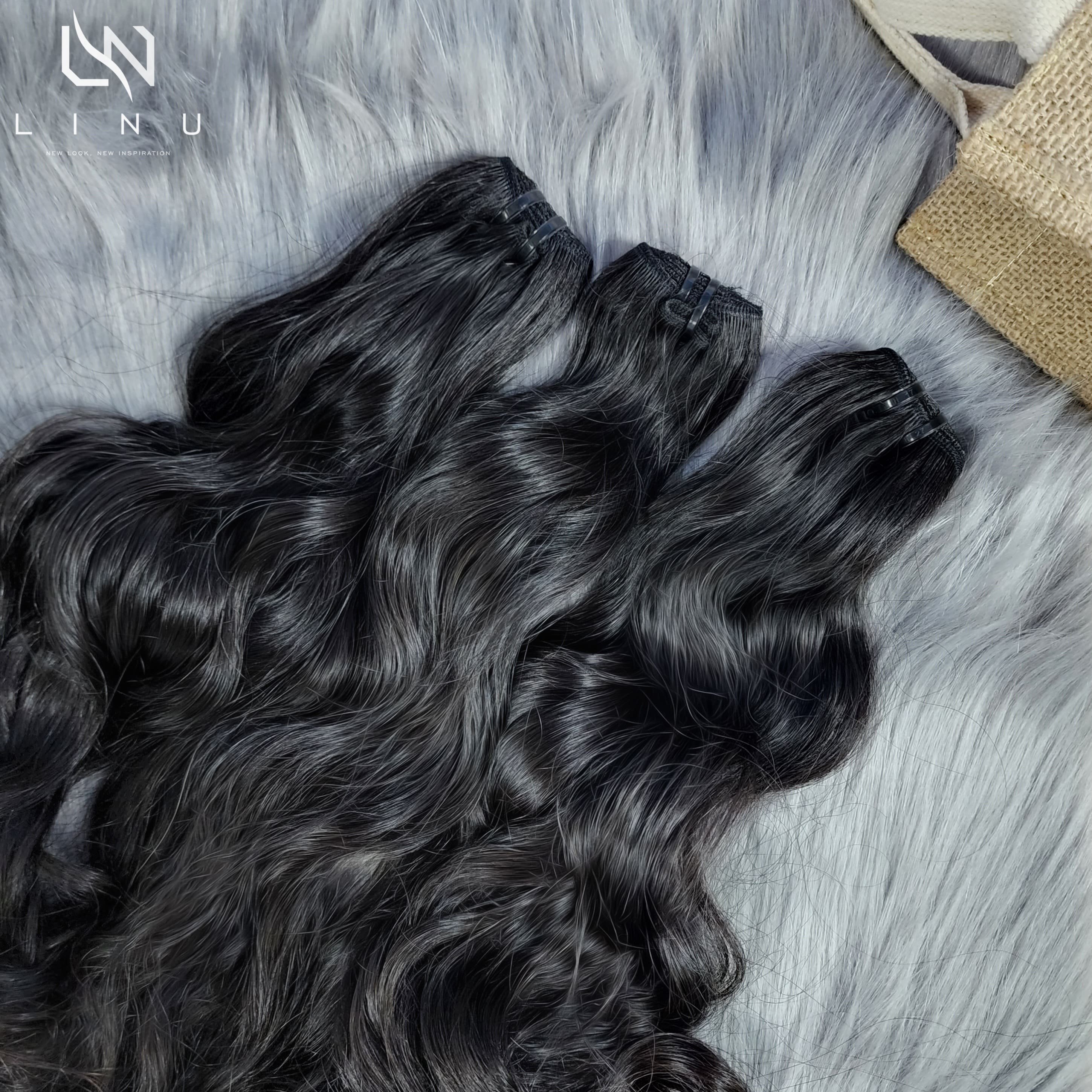 Natural Wave 100% Vietnamese Human Hair Bundles Machine Weft Raw Virgin Vietnamese Hair Vendor