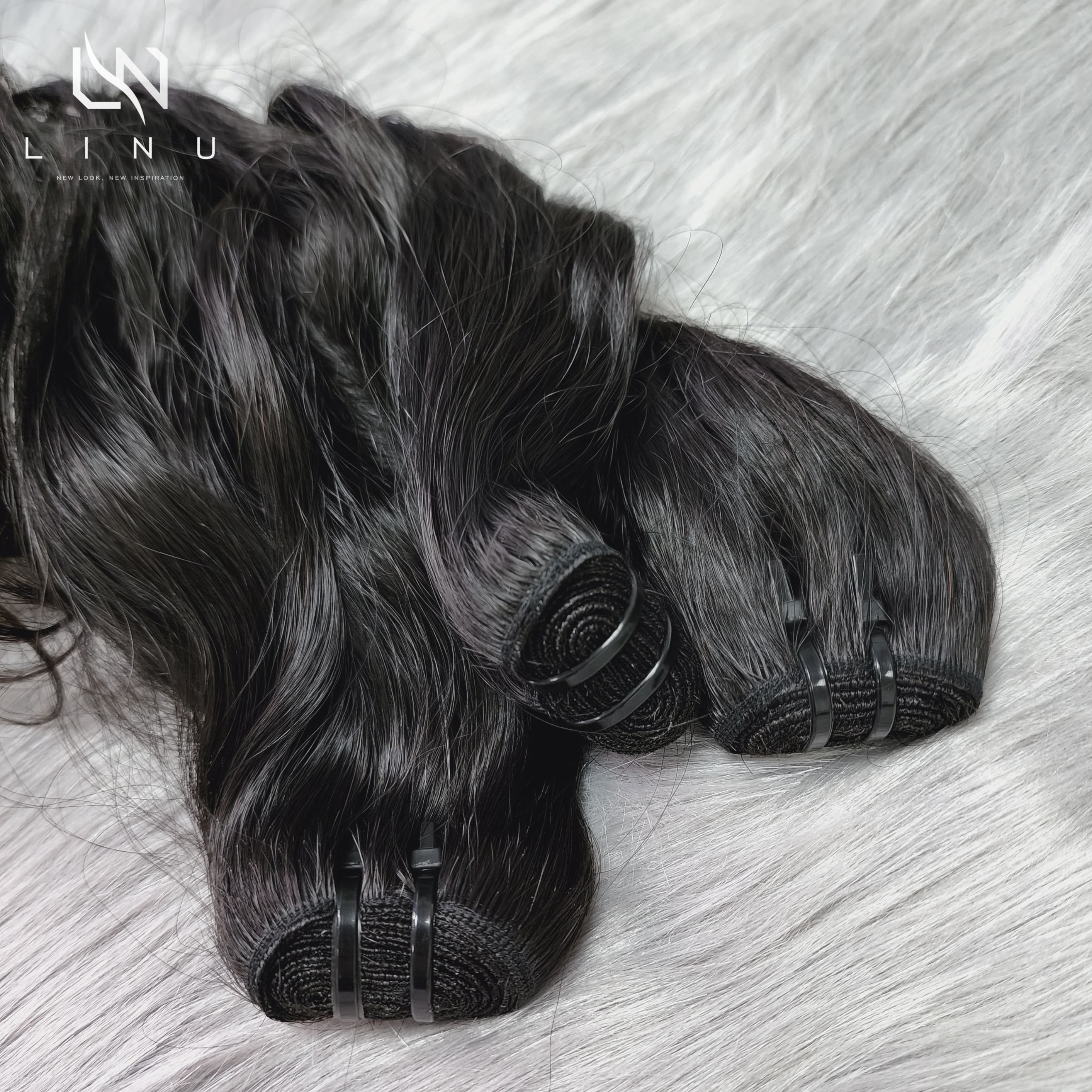 Natural Wave 100% Vietnamese Human Hair Bundles Machine Weft Raw Virgin Vietnamese Hair Vendor
