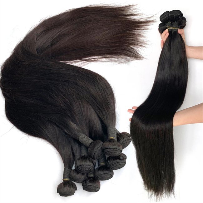 Raw Indian Virgin 40 Inch Human Hair Extension Cheap Long Straight Cuticle Aligned Human Hair Bundles Natural Hair Products
