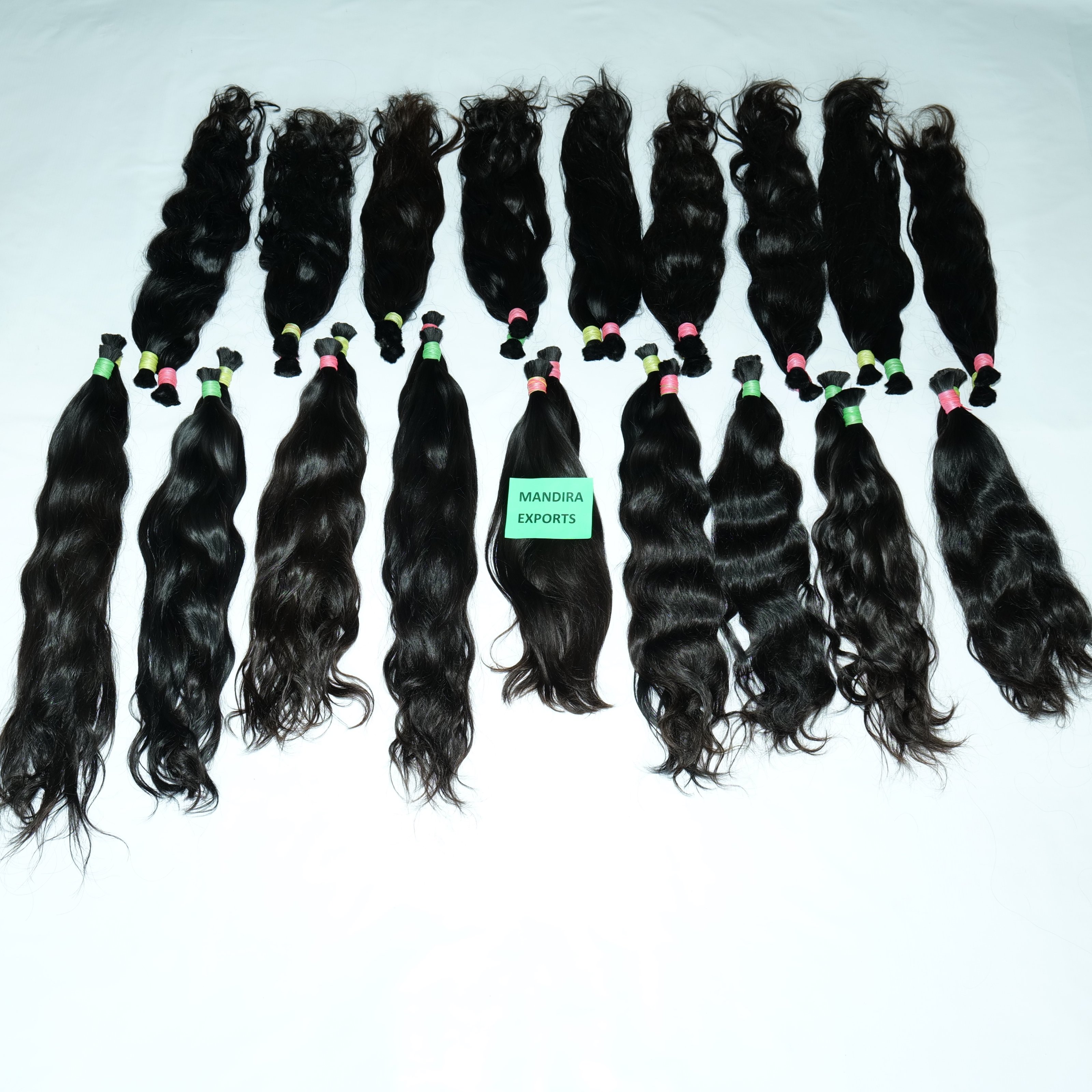 100% Cheap natural wholesale remy virgin black deep curly bulk south indian temple human hair extensions
