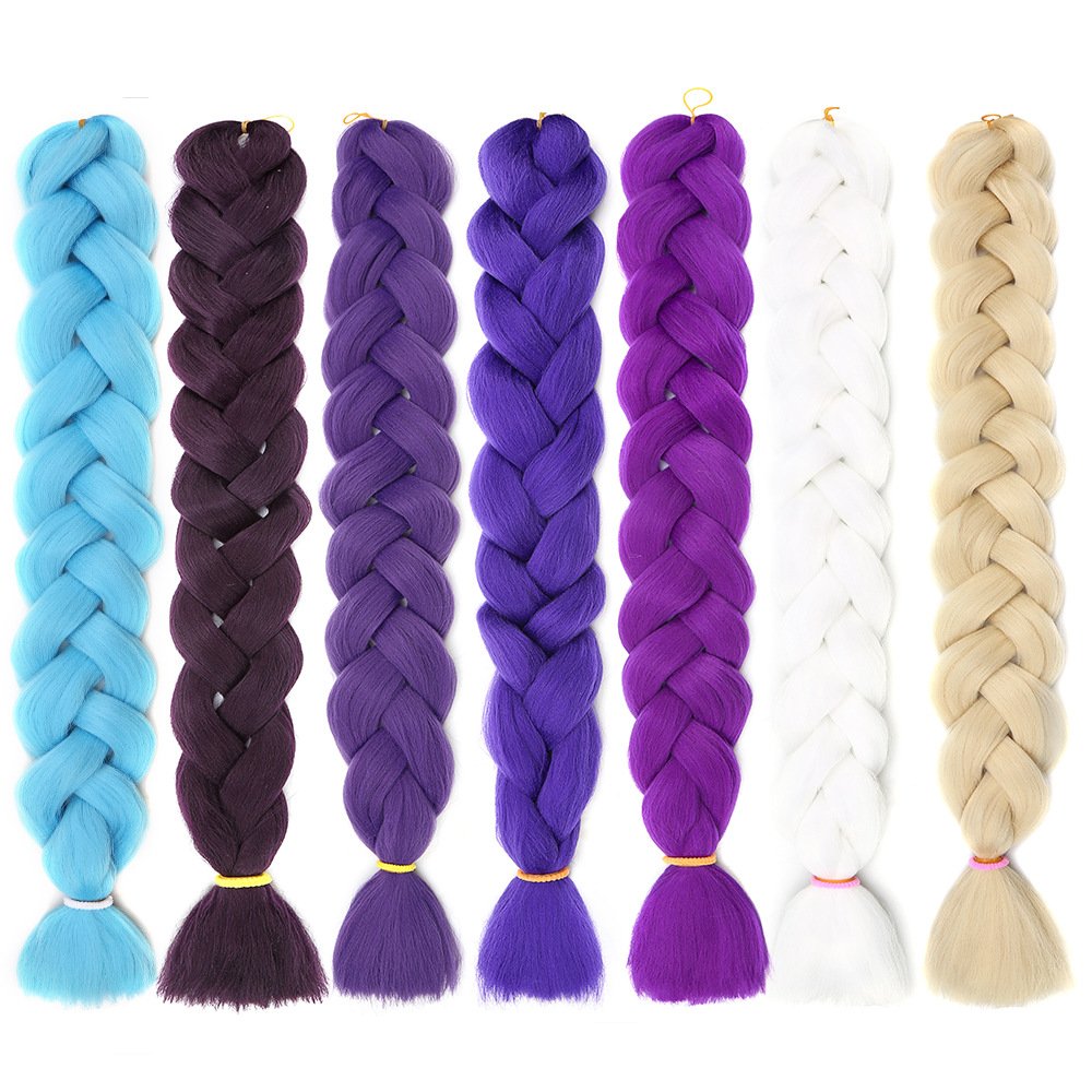 Wholesale High Quality Yaki Jumbo Ombre Long Braiding 165g Cheap Braids Hair Products 82 Inch Synthetic Braiding Hair Extensions