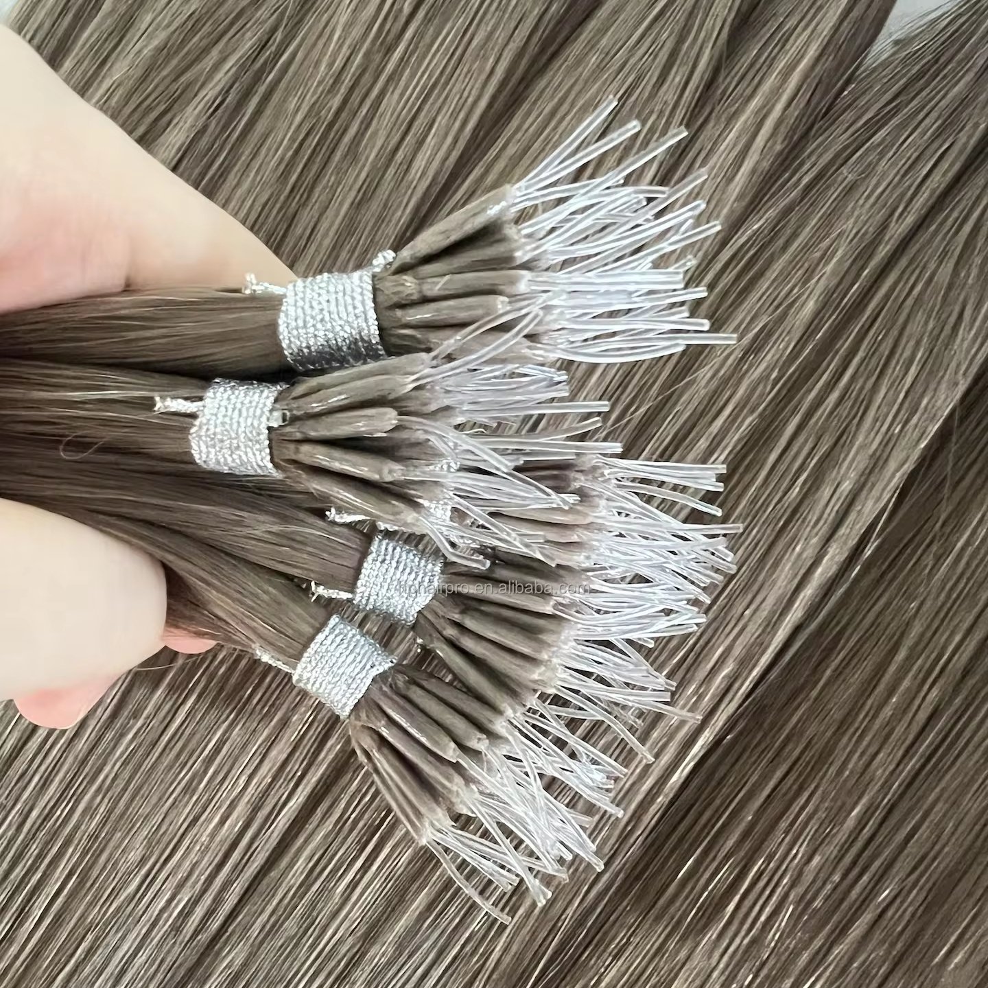 Natural Hair Extensions Russian Hair Nano Beads Human Hair Extension