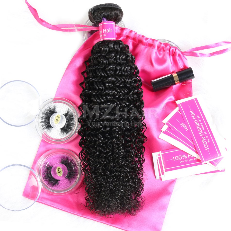 Raw Mink Brazilian Virgin Kinky Curly Human Hair 3 Bundle Double Weaving Unprocessed Remy Cuticle Aligned Human Hair Extension