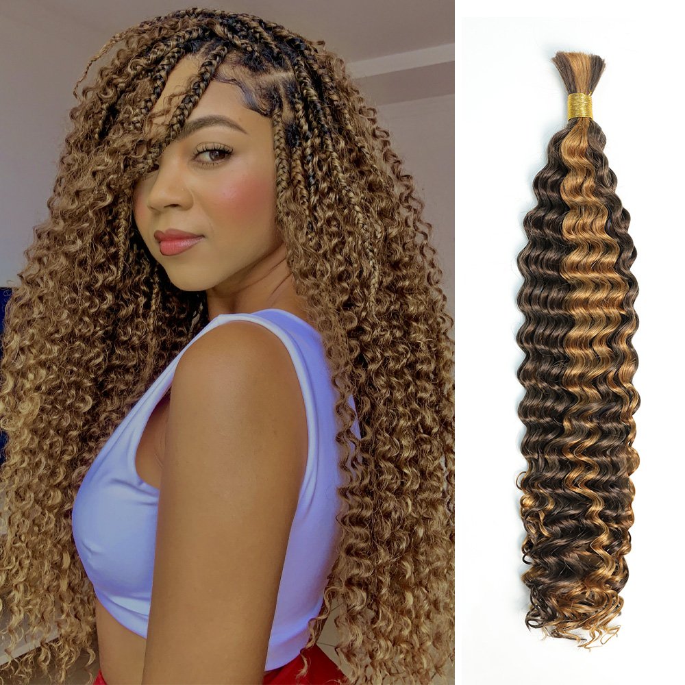 Natural light brown color cuticle intact 12A Braiding european raw unprocessed bulk virgin remy human hair