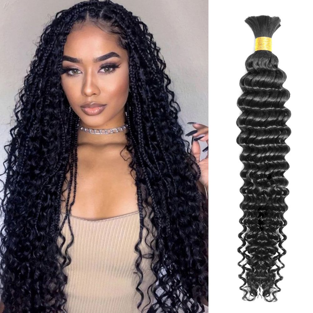 Natural light brown color cuticle intact 12A Braiding european raw unprocessed bulk virgin remy human hair