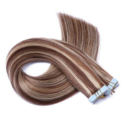 Double Drawn Skin Weft Tape in Human Hair Extensions African American Human Tape in hair From Vietnam