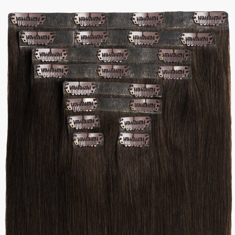 Factory hot sale raw hair seamless clip ins in factory Price clips in human hair extensions