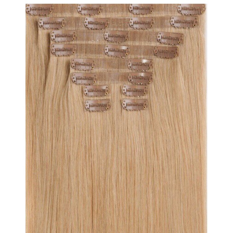 Factory hot sale raw hair seamless clip ins in factory Price clips in human hair extensions