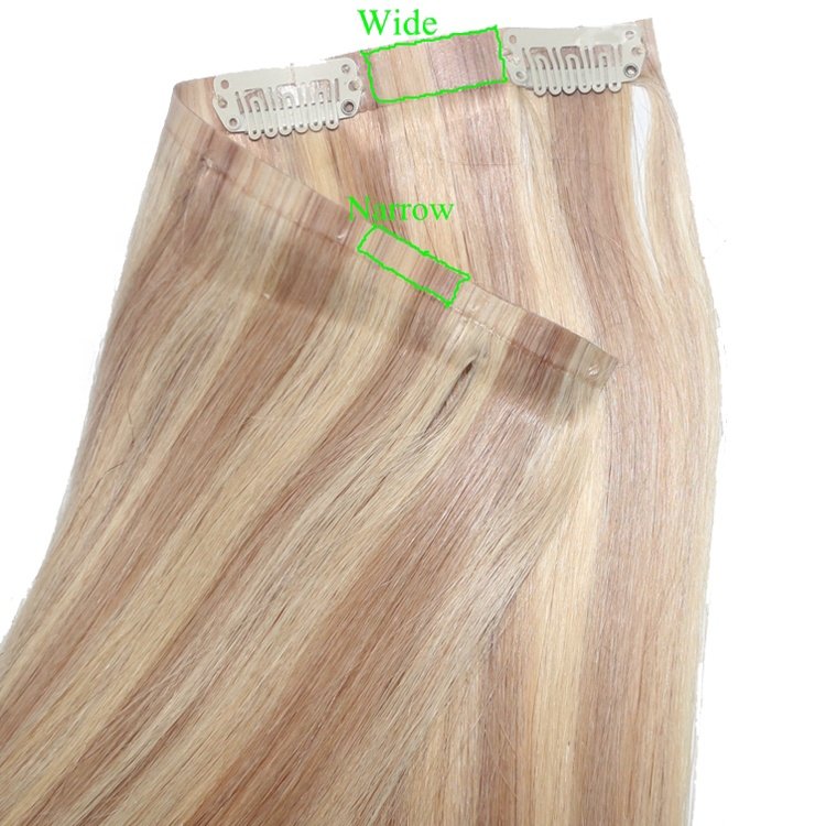 Factory hot sale raw hair seamless clip ins in factory Price clips in human hair extensions
