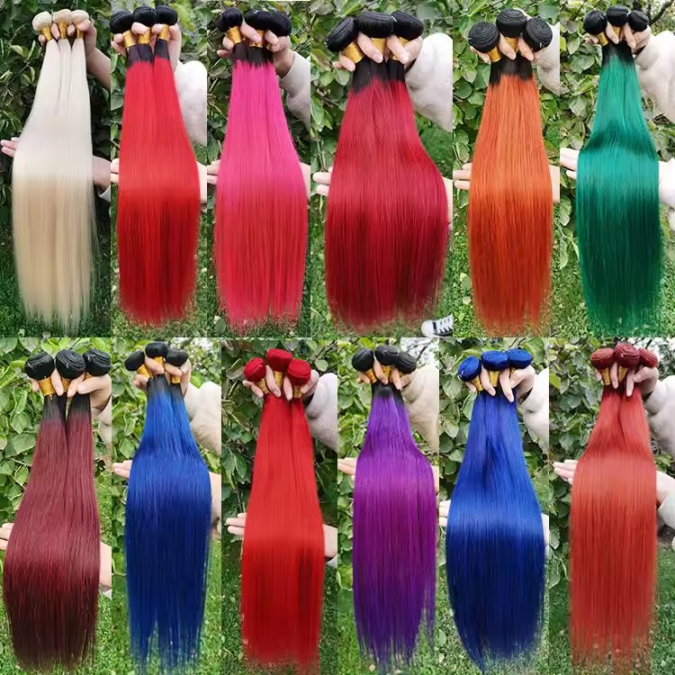 Most Popular Double Weft Human Hair Extensions Virgin Cuticle Aligned Hair Bundles Straight High Quality Hair Weave Wholesale