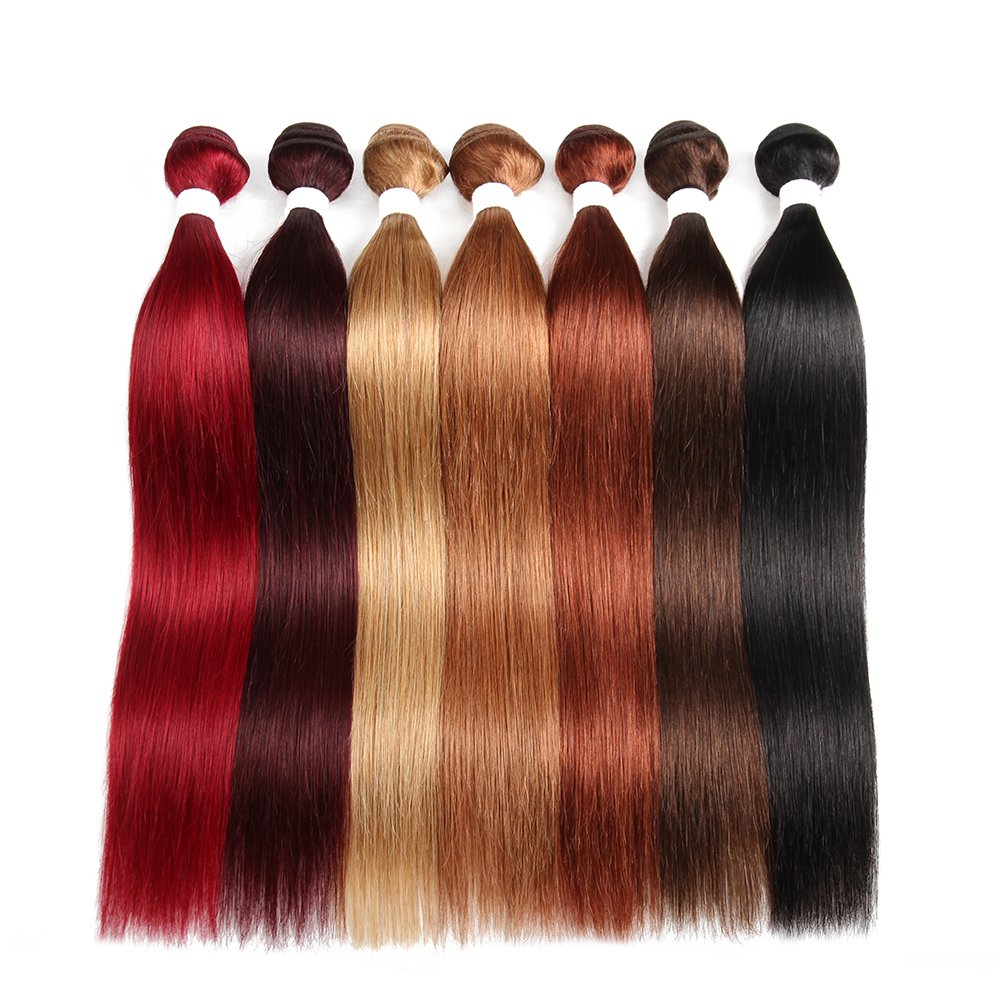 Most Popular Double Weft Human Hair Extensions Virgin Cuticle Aligned Hair Bundles Straight High Quality Hair Weave Wholesale