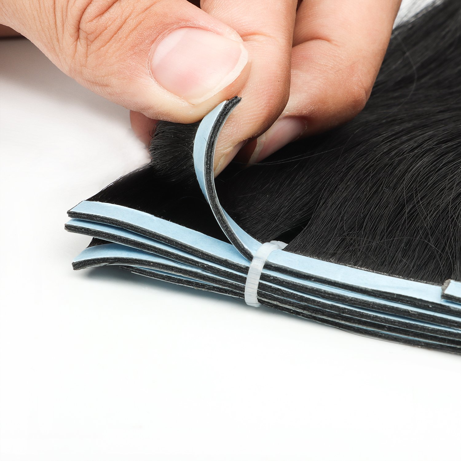 Unprocessed Double Drawn 7 Pieces Double Side Tape ins Human Hair Extensions Remi Invisible Russian Hair Tape Hair Extensions