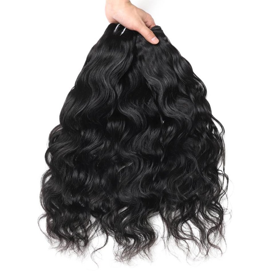 100% Raw Brazilian Hair Bundle Remy Natural Hair Raw Vendor SEW-IN BULK WEFTS Unprocessed Virgin Human Hair Extension