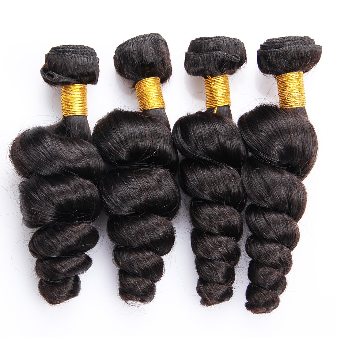 Custom Brazilian Cuticle Aligned Silky Straight Natural Wave Curly Double Drawn Virgin Natural Human Hair Extensions bundles