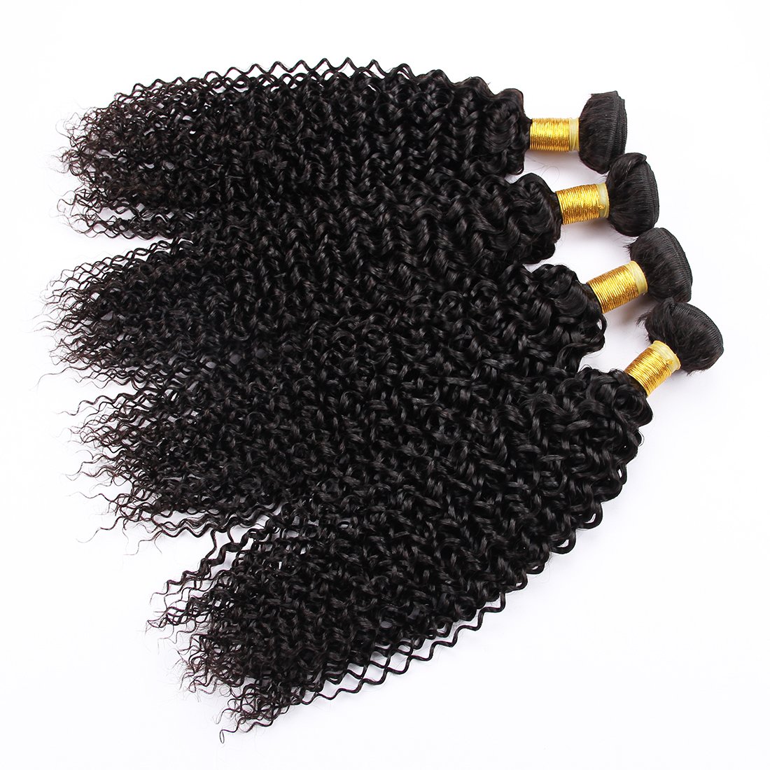 Custom Brazilian Cuticle Aligned Silky Straight Natural Wave Curly Double Drawn Virgin Natural Human Hair Extensions bundles