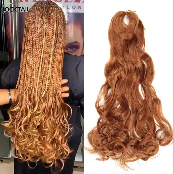 china loose wave braiding hair extention, semi wavy loose wave crochet braids hair extension in stock