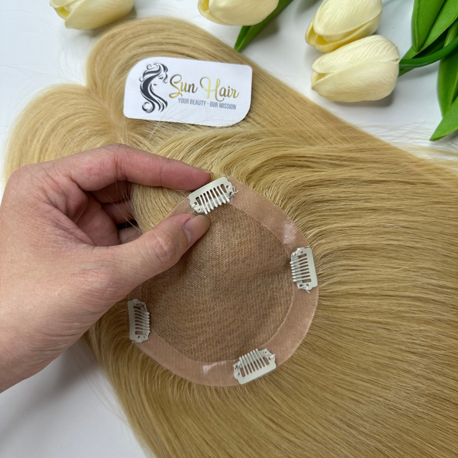 Wholesale Hot -trending Topper Hair 100% Vietnamese Human Hair High Quality No Synthetic Fiber Human Hair Extensions