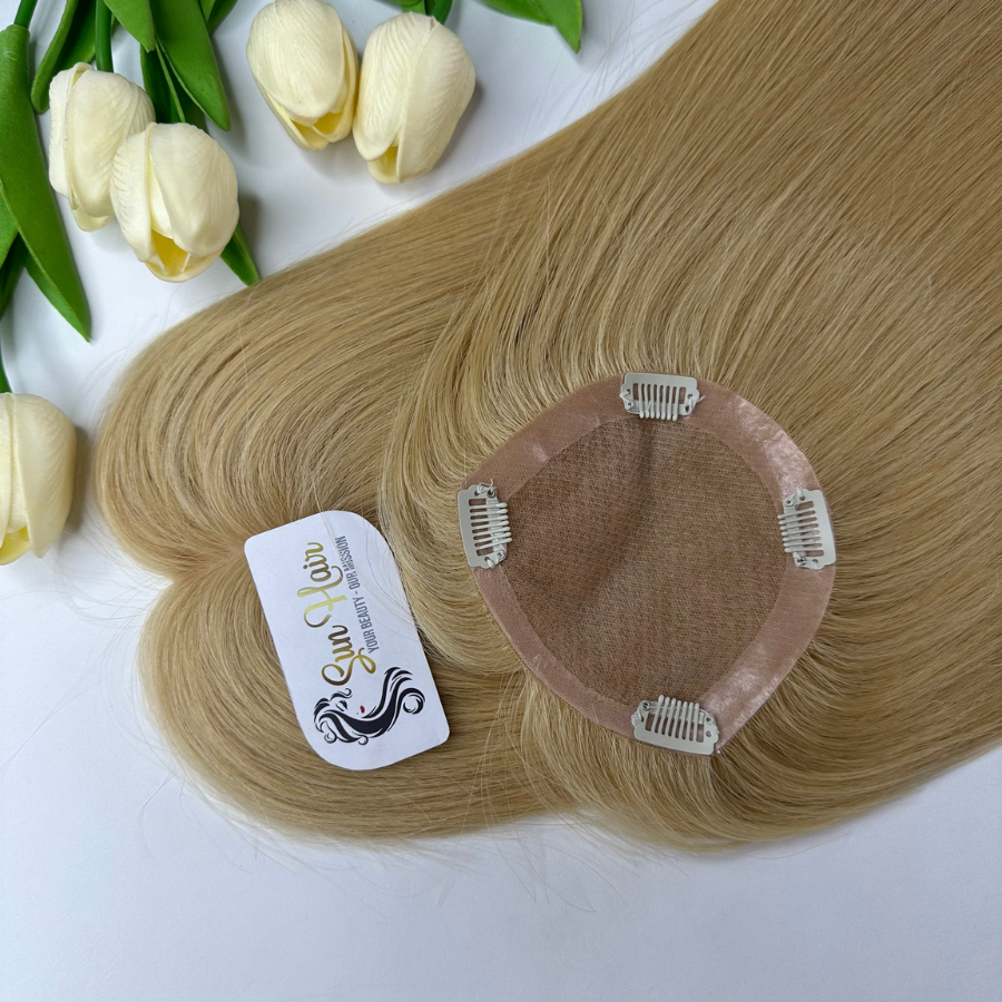 Wholesale Hot -trending Topper Hair 100% Vietnamese Human Hair High Quality No Synthetic Fiber Human Hair Extensions