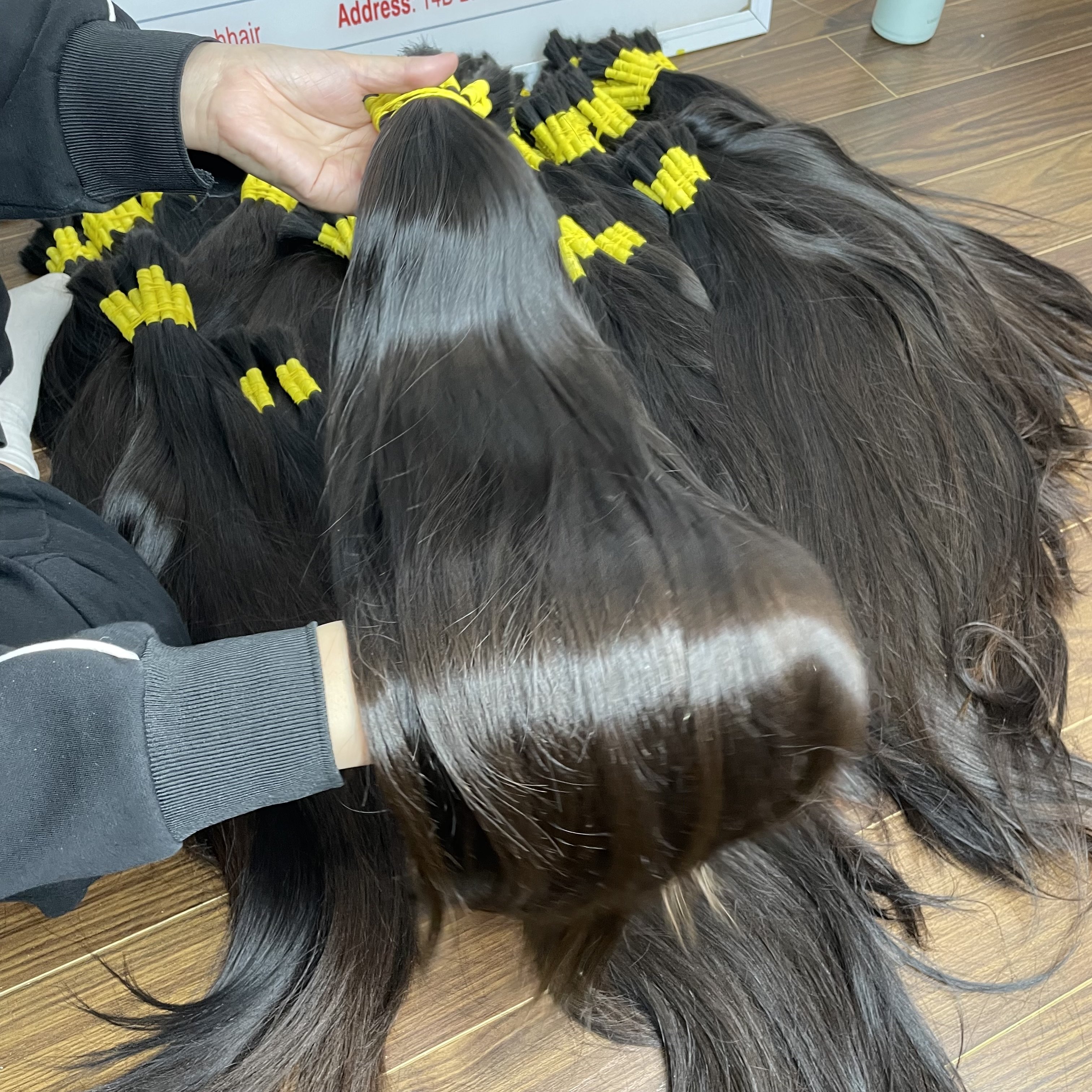 MH Trust 2024 1kg 100% Authentic Vietnamese Black Color Baby Hair Human Hair Extensions