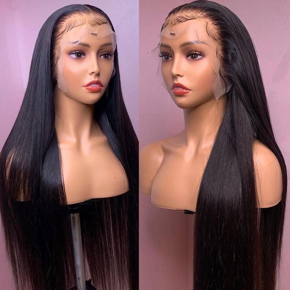 Wholesale Mink Brazilian Virgin Human Hair Extension Bundles Vendor Full Lace Human Hair Wig For Black Women Hd Lace Frontal Wig