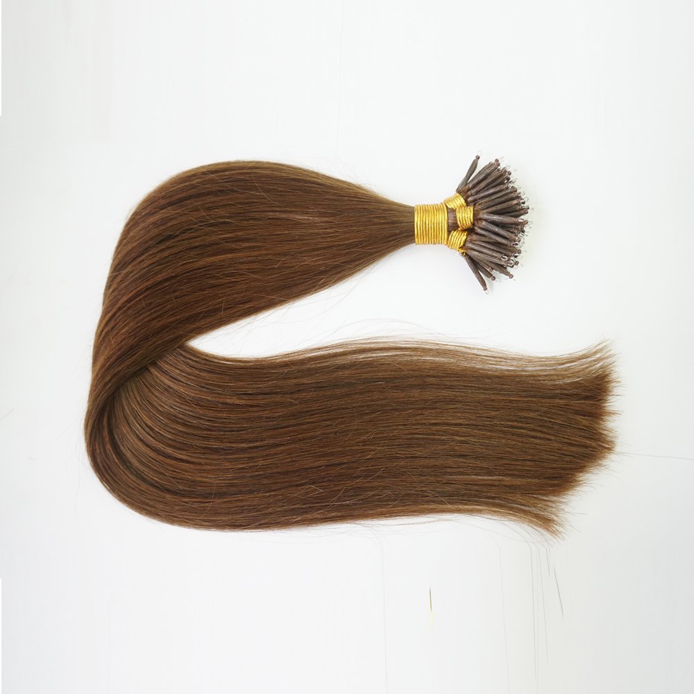 14-24"50s 1g/s ombre Remy Real Human Hair Extensions Straight Nano micro ring human hair extension
