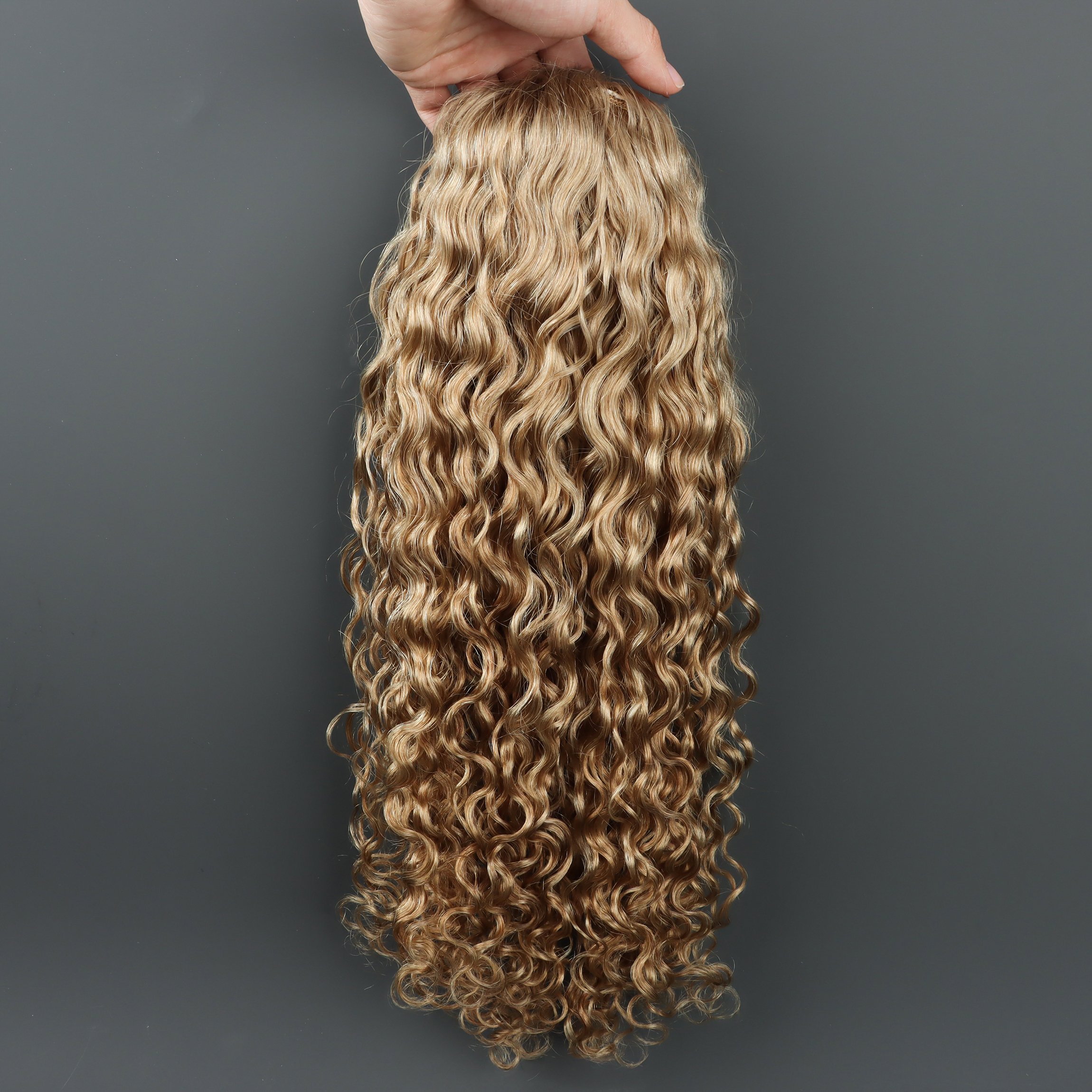 New Fashion Drawstring Ponytail Cuticle Aligned Brazilian Remy Human Hair Water Wave Ponytail Hair extensions