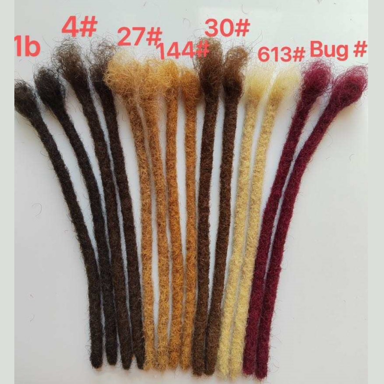 Hot Selling 100% Real Human Hair Natural Black Color Braiding Hair Dreadlocks Extension Human Hair Crochet Dreadlock