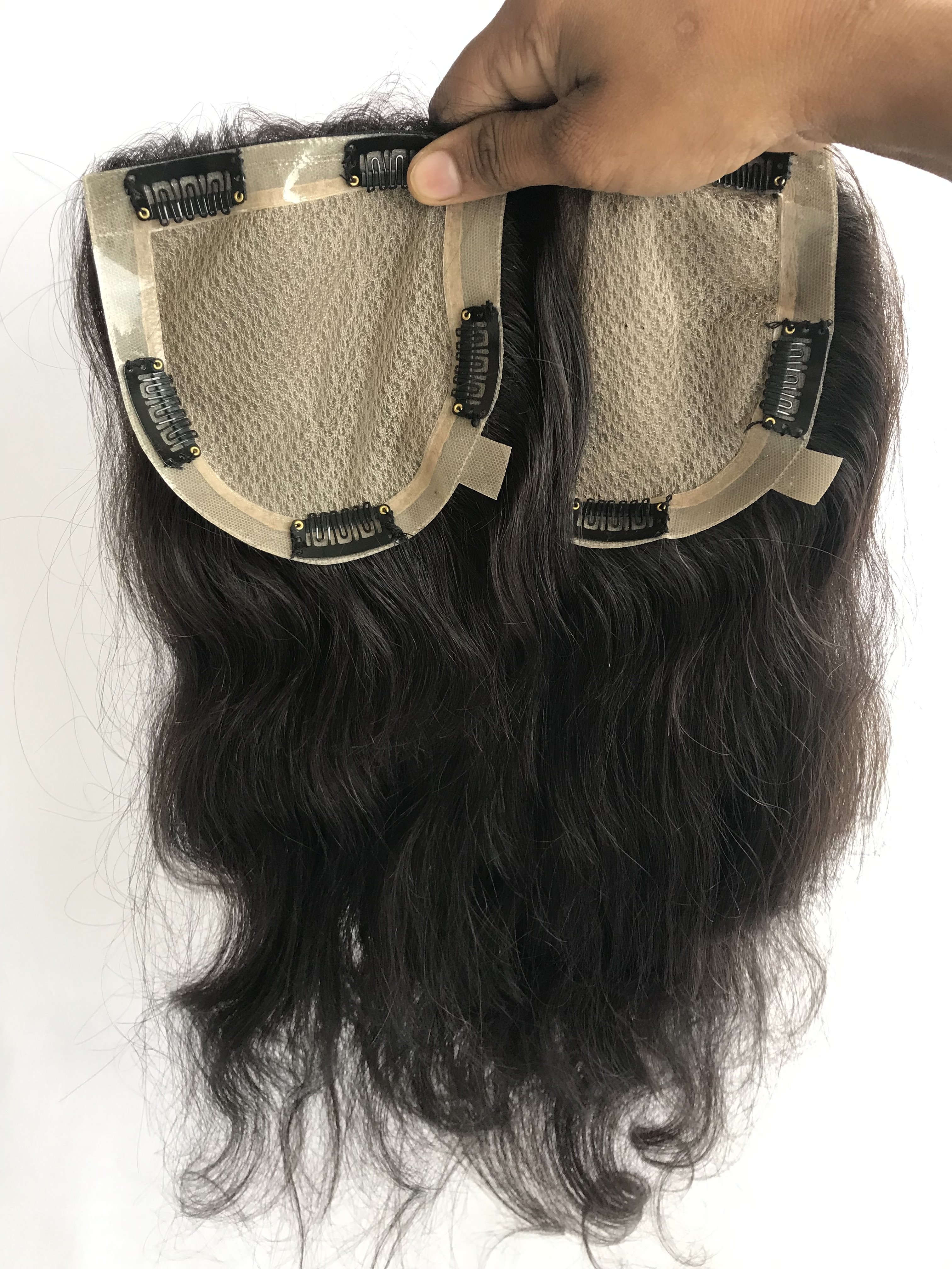 Best Selling Top Quality Premium Brazilian Raw Virgin 5x5 Wavy Topper At Wholesale Price List Single Donor Hair Indian Supplier