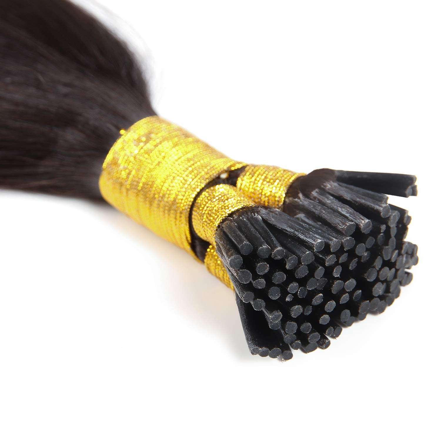 16-22 Inch 100g Stick I tip Hair Extension Pre Bonded Brown Keratin Tip Hair Extensions I Tip Remy Human Hair Extensions