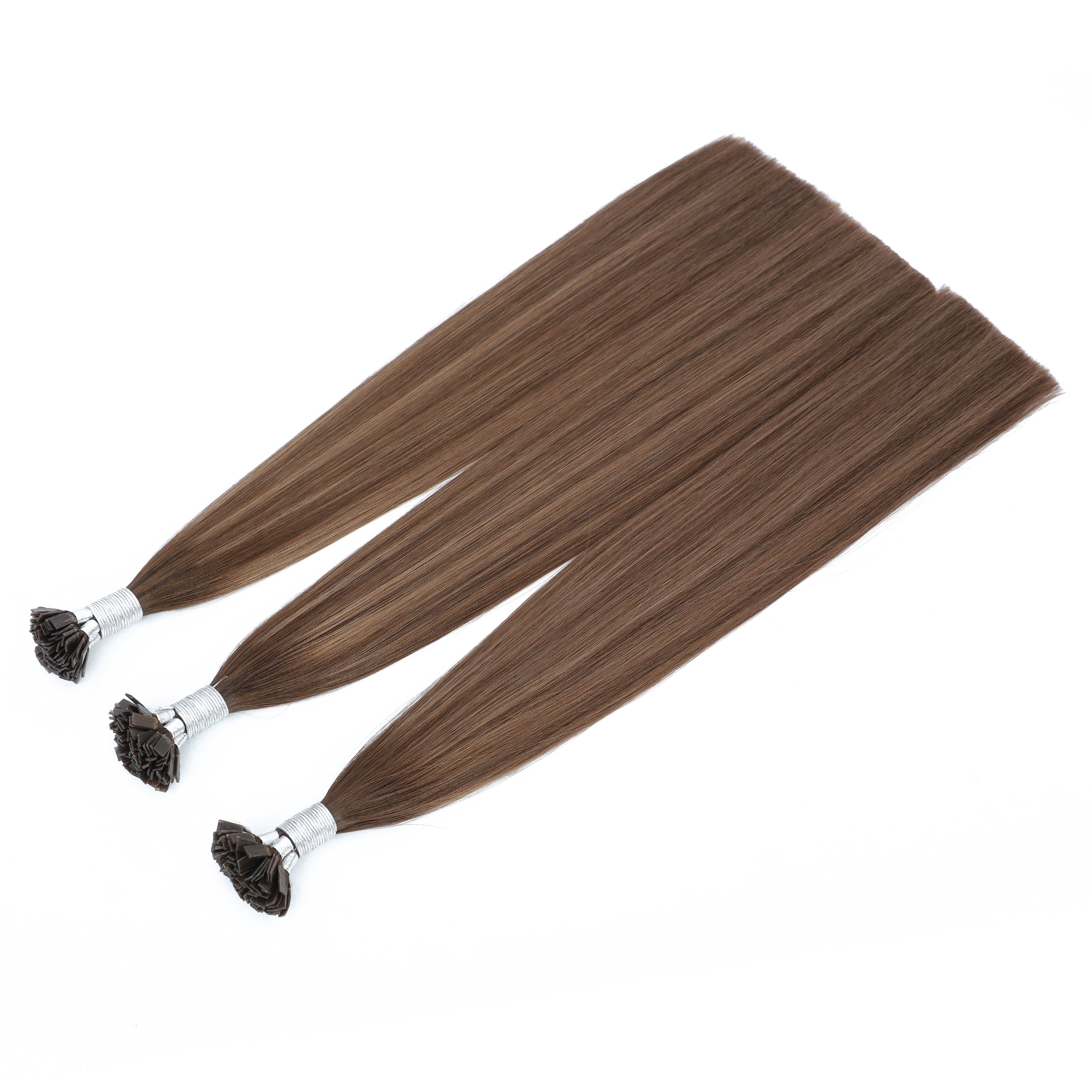 straight cuticle aligned double drawn top quality remy human hair extension brazilian hair keratin flat tip hair extensions