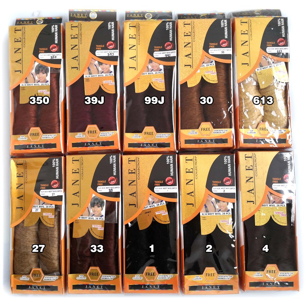 Wholesale Factory Price Unprocessed Short Human Hair Femi 28 Pcs Janet Hair Tara Hair Have Stock