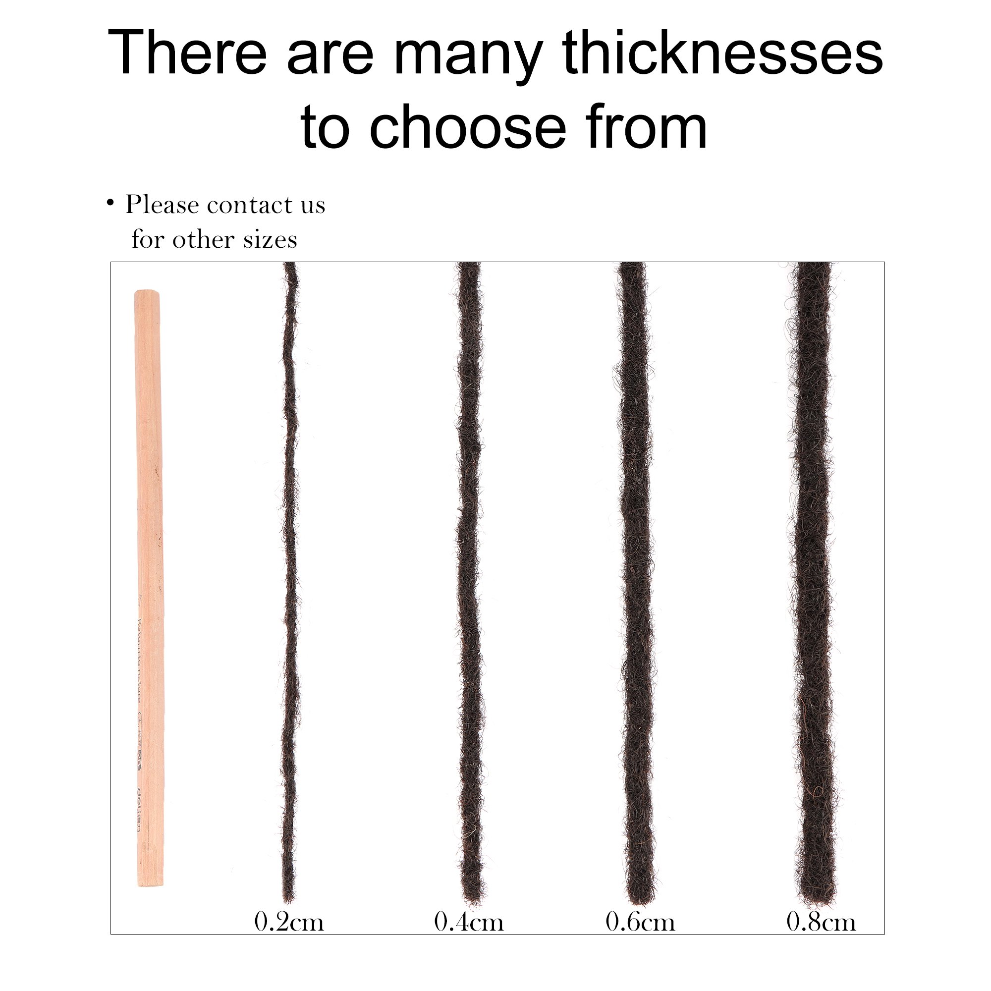 Orientdreads dreadlocks naturels artificial locks 100human hair dreadlocks natural hair locks dreadlocks human hair for man