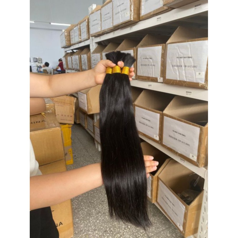 Crochet Human Hair Bulk Braiding Human Hair Extensions No Weft Single Length Cuticle Aligned 100% Unprocessed Raw Hair