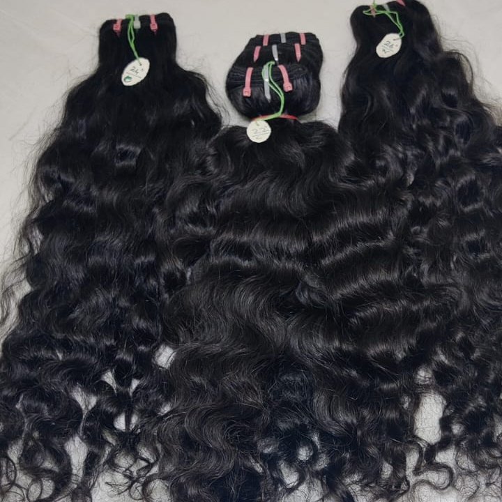 South Indian Raw Remy Natural Human Hair Extensions High Quality Virgin Human Weft Lace Include Curl Kinky Curly Loose Deep